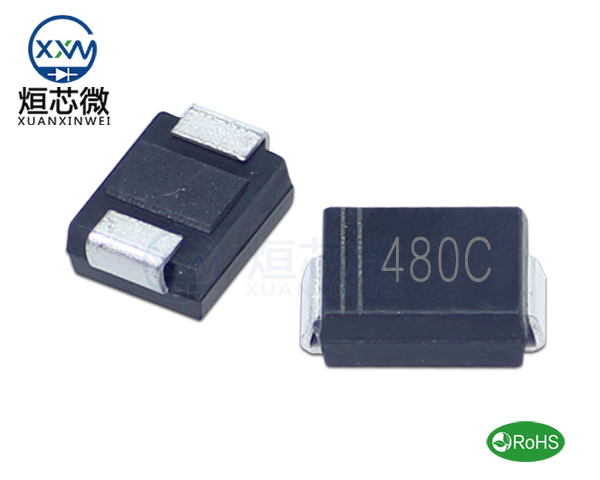 P6SMB480CA參數,TVS二極管P6SMB480CA瞬態(變)抑制二極管